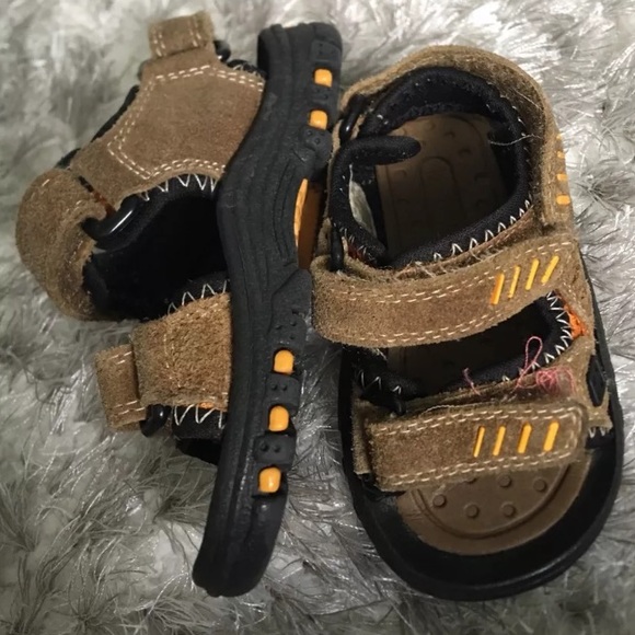 Kid Connection Boys Size 4 Brown Sport Sandals - Picture 1 of 3